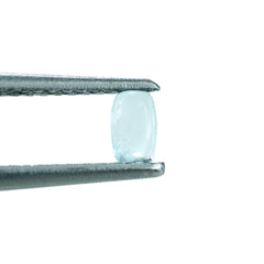 AQUAMARINE PLAIN SHIELD CAB (A/SI) 4.50X2.80MM 0.23 Cts.