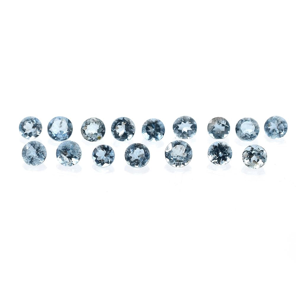 AQUAMARINE CUT ROUND (A+++/CLEAN) 1.50 MM 0.02 Cts.
