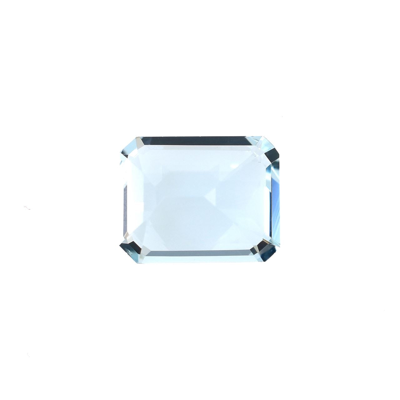 AQUAMARINE STEP CUT OCTAGON (C)(SI)(GREENISH) 10.00X8.00 MM 2.81 Cts.