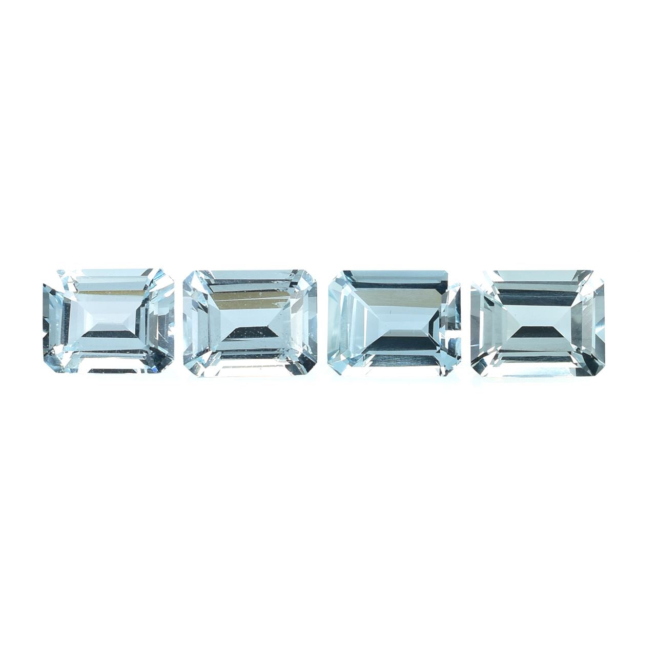 AQUAMARINE STEP CUT OCTAGON (C)(SI)(GREENISH) 10.00X8.00 MM 2.81 Cts.