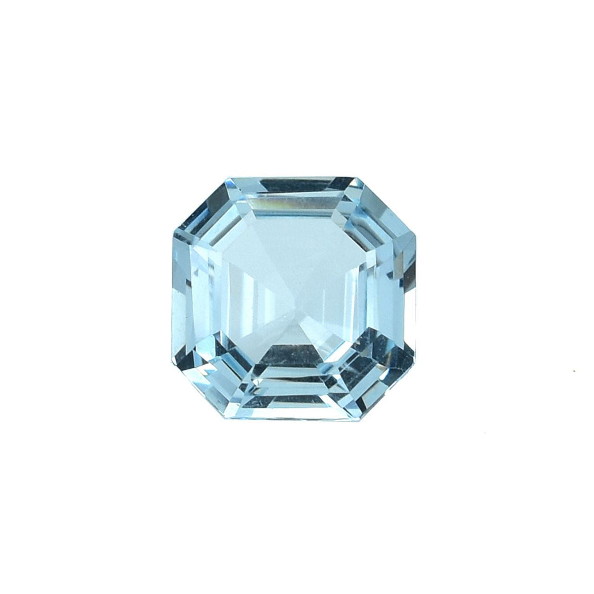 AQUAMARINE ASHCHER CUT OCTAGON (A+)(SI) 7.00X7.00 MM 1.31 Cts.