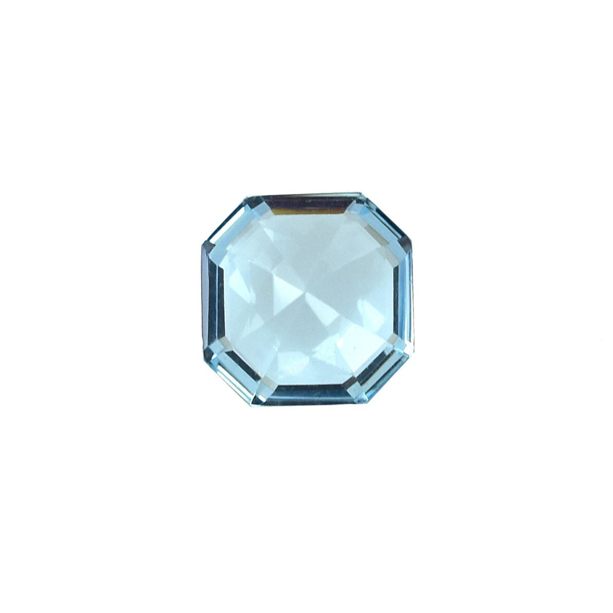 AQUAMARINE ASHCHER CUT OCTAGON (A+)(SI) 7.00X7.00 MM 1.31 Cts.