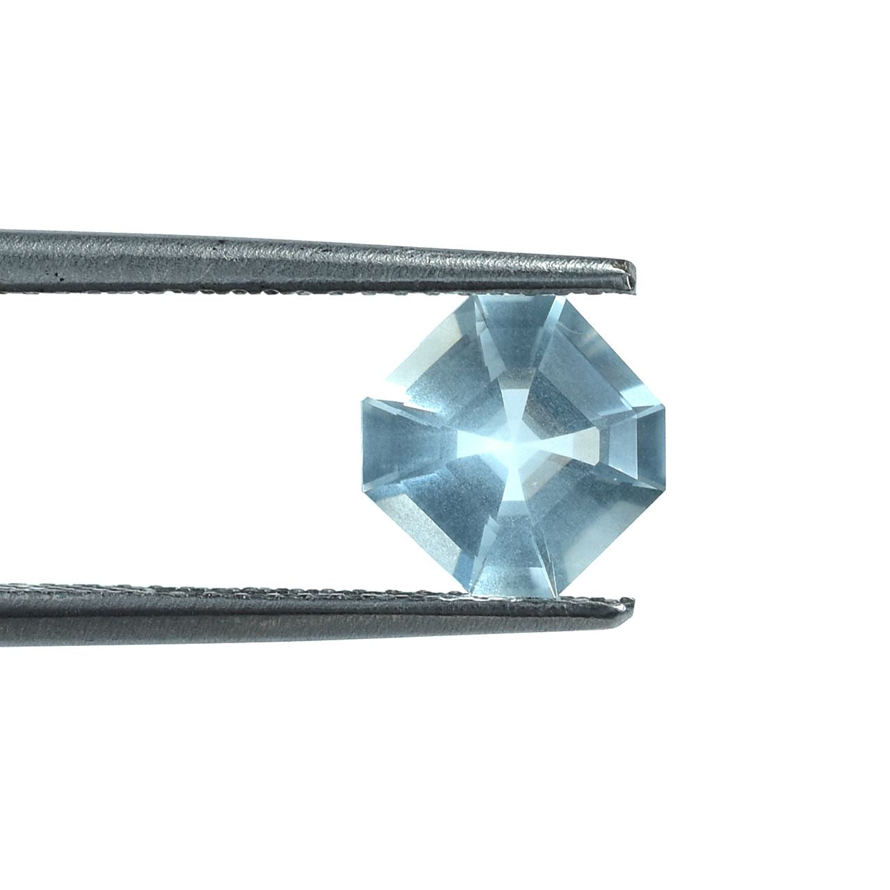 AQUAMARINE ASHCHER CUT OCTAGON (B/SI) 7.00X7.00 MM 1.27 Cts.