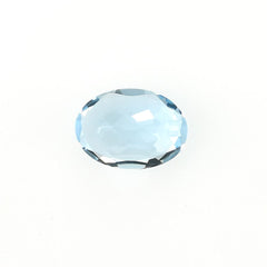 AQUAMARINE CUT OVAL (A++)(CLEAN)(WINDOW) 7.00X5.00 MM 0.66 Cts.