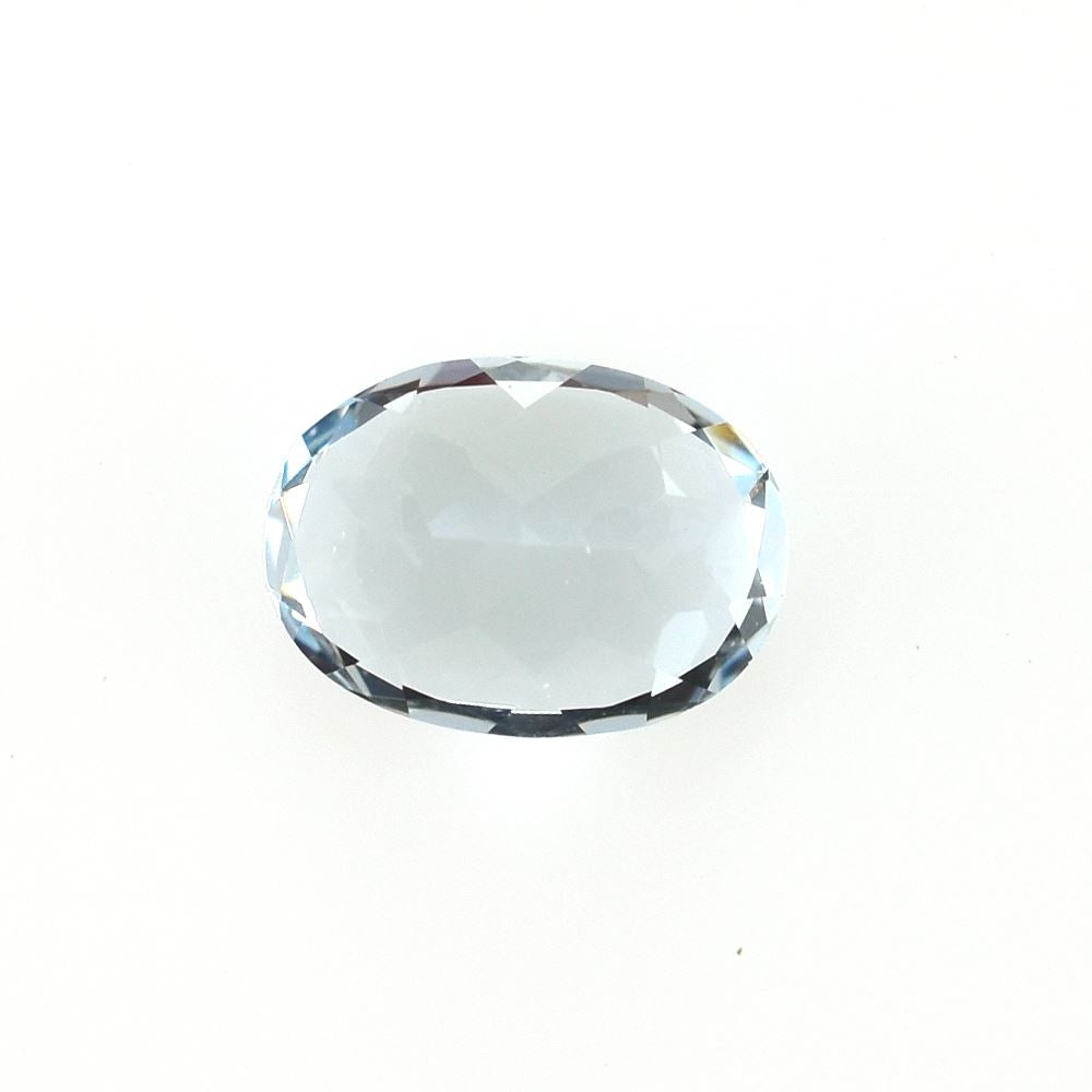 AQUAMARINE CUT OVAL (A+)(SI)(WINDOW) 7.00X5.00 MM 0.71 Cts.