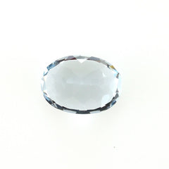 AQUAMARINE CUT OVAL (A+)(SI)(WINDOW) 7.00X5.00 MM 0.71 Cts.