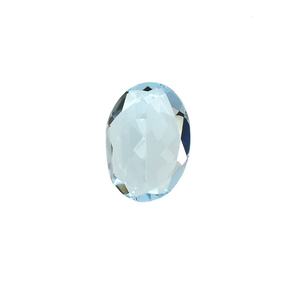 AQUAMARINE CUT OVAL (A++)(SI)(WINDOW) 7.00X5.00 MM 0.67 Cts.