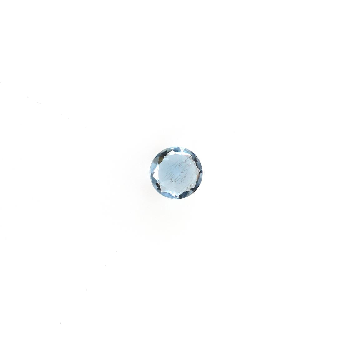 AQUAMARINE CUT ROUND (A+++)(CLEAN) 2.75 MM 0.07 Cts.