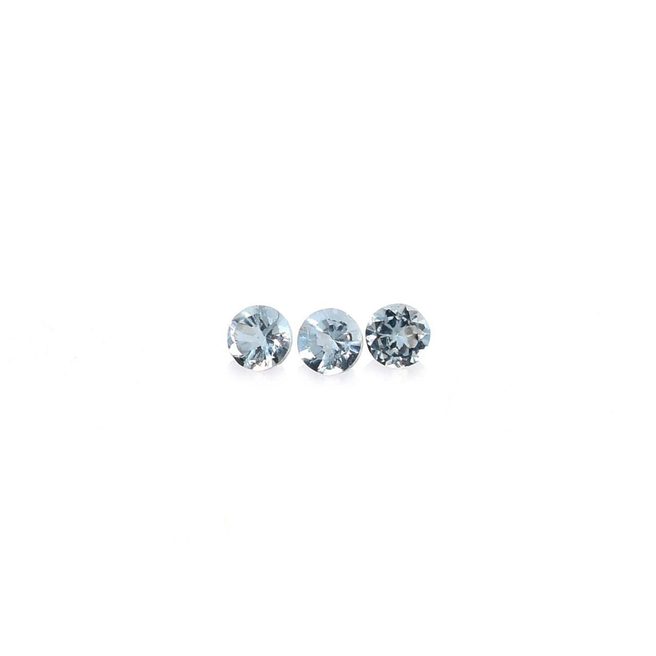 AQUAMARINE CUT ROUND (A++)(CLEAN) 1.75 MM 0.02 Cts.