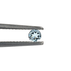 AQUAMARINE CUT ROUND (A++)(CLEAN) 3.25 MM 0.12 Cts.