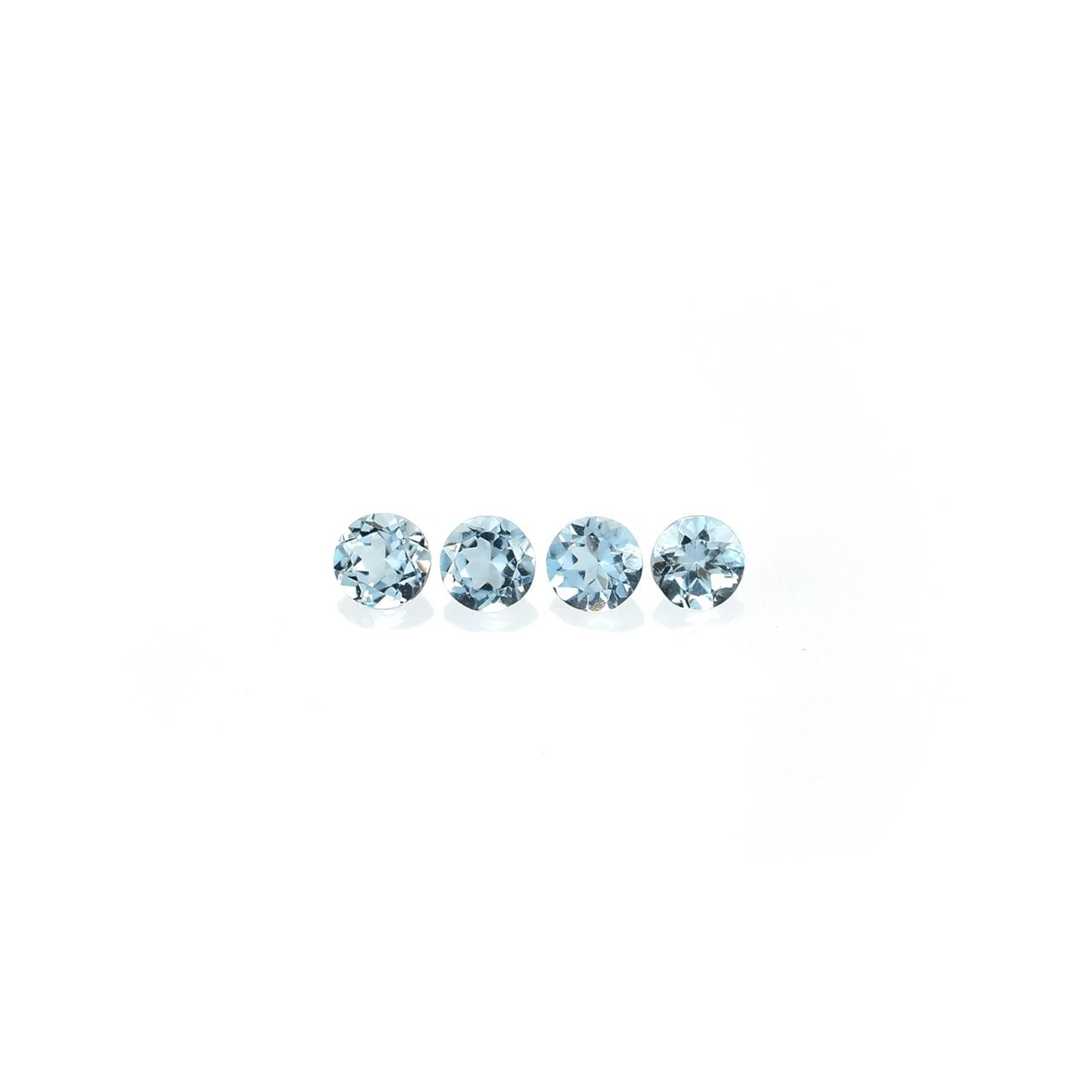 AQUAMARINE CUT ROUND (A++)(CLEAN) 3.25 MM 0.12 Cts.