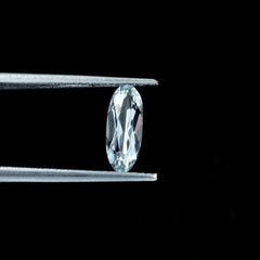 AQUAMARINE CUT OVAL (C/CLEAN) 11.00X4.00 MM 0.88 Cts.