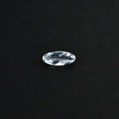 AQUAMARINE CUT OVAL (C/CLEAN) 9.00X4.00 MM 0.73 Cts.