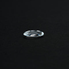 AQUAMARINE CUT OVAL (C/CLEAN) 9.00X4.00 MM 0.73 Cts.