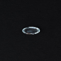 AQUAMARINE CUT OVAL (C/CLEAN) 9.00X4.00 MM 0.73 Cts.
