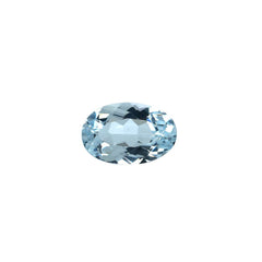 AQUAMARINE CUT OVAL (C/CLEAN) 8.00X5.00 MM 0.92 Cts.