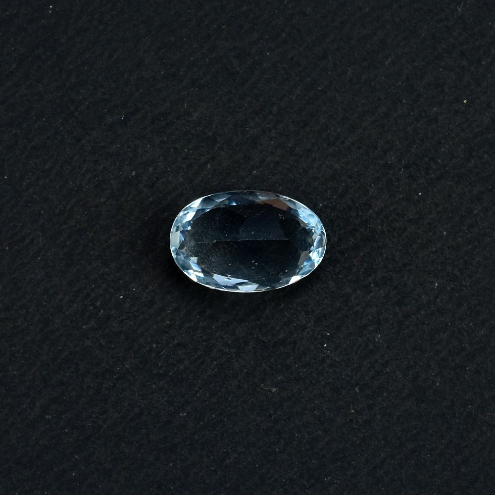 AQUAMARINE CUT OVAL (C/CLEAN) 8.00X5.00 MM 0.92 Cts.