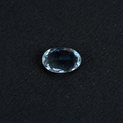 AQUAMARINE CUT OVAL (C/CLEAN) 8.00X5.00 MM 0.92 Cts.