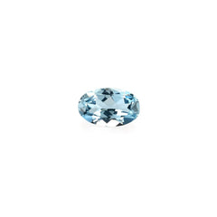 AQUAMARINE CUT OVAL (A+++)(CLEAN) 8.00X5.00 MM 0.83 Cts.