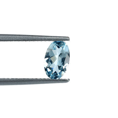 AQUAMARINE CUT OVAL (A+++)(CLEAN) 8.00X5.00 MM 0.83 Cts.