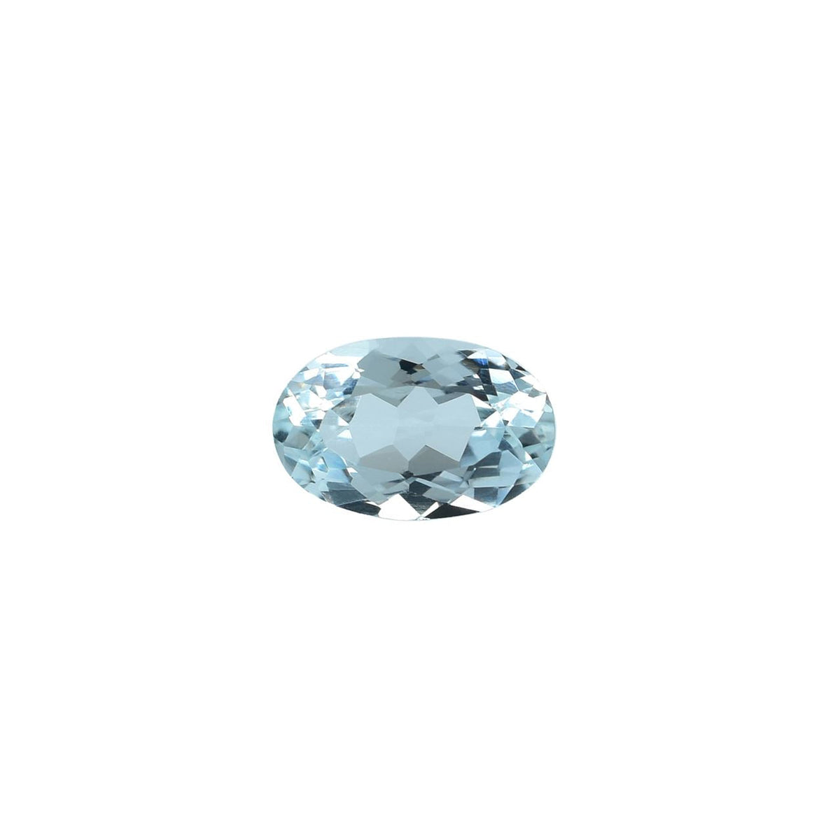 AQUAMARINE CUT OVAL (A)(CLEAN) 8.00X5.00 MM 1.08 Cts.