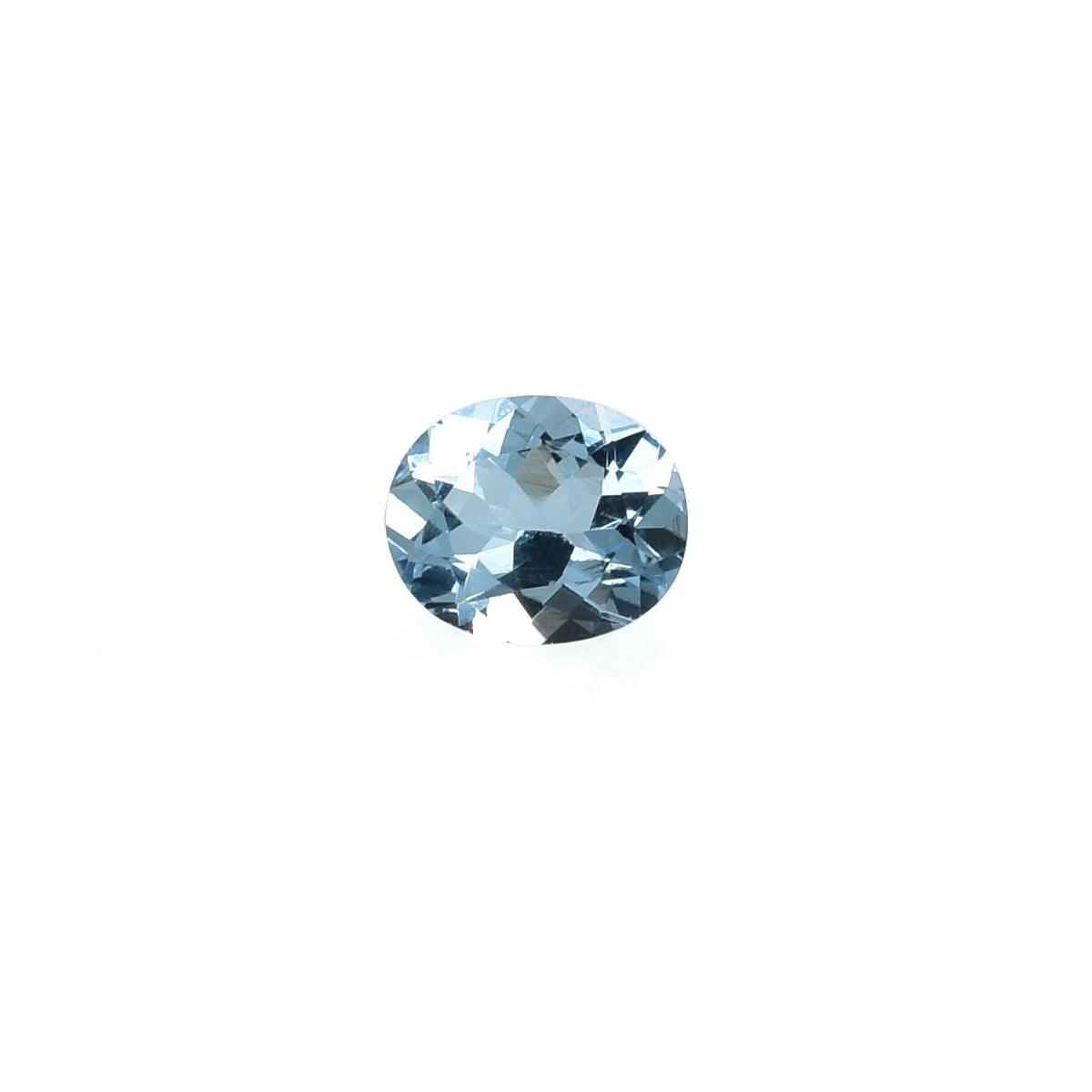 AQUAMARINE CUT OVAL (A+++)(CLEAN) 6.00X5.00 MM 0.56 Cts.