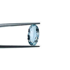 AQUAMARINE CUT OVAL (A+ WINDOW)(CLEAN) 14.00X7.00 MM 2.50 Cts.