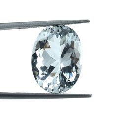 AQUAMARINE CUT OVAL (C/CLEAN) 18.00X13.00 MM 11.51 Cts.