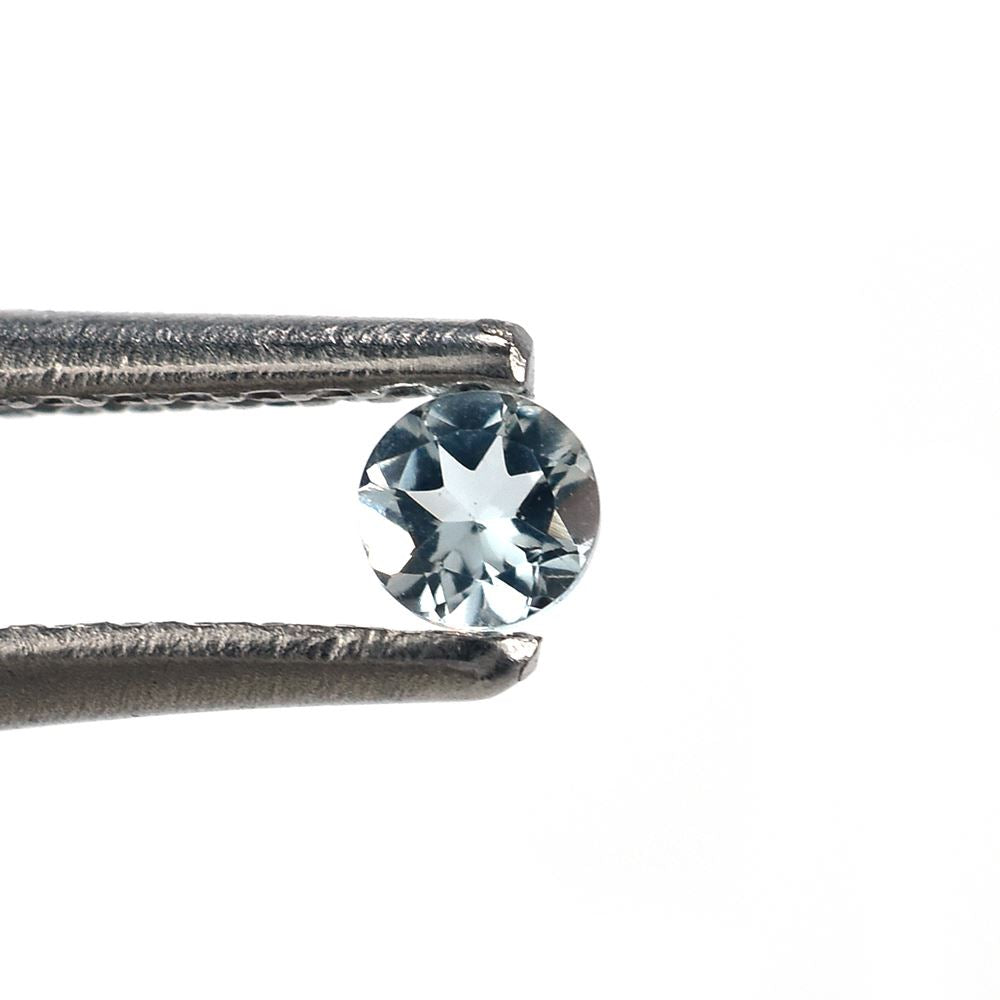 AQUAMARINE CUT ROUND (C/CLEAN) 2.70X2.70 MM 0.07 Cts.