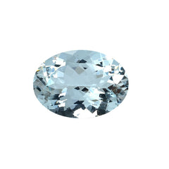 AQUAMARINE CUT OVAL (C)(SI) 14.00X10.00 MM 4.80 Cts.