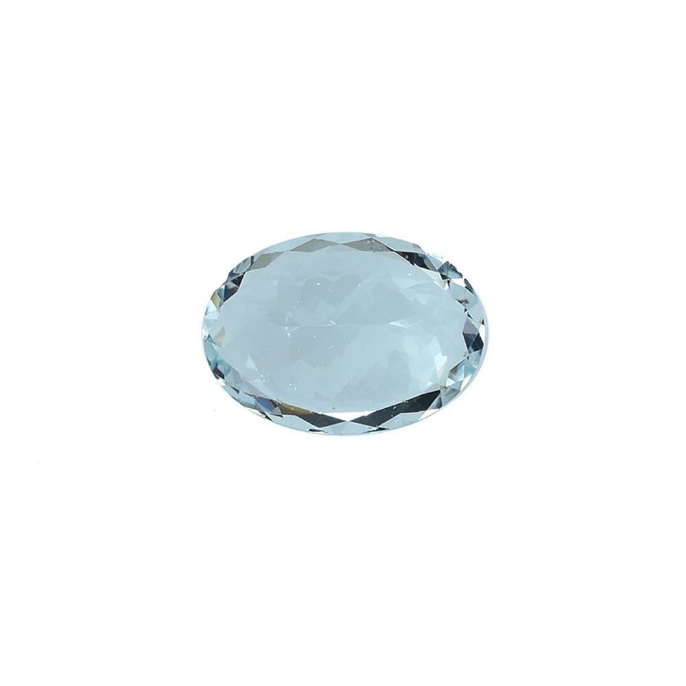 AQUAMARINE CUT OVAL (C)(SI) 14.00X10.00 MM 4.80 Cts.
