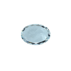 AQUAMARINE CUT OVAL (C)(SI) 14.00X10.00 MM 4.80 Cts.