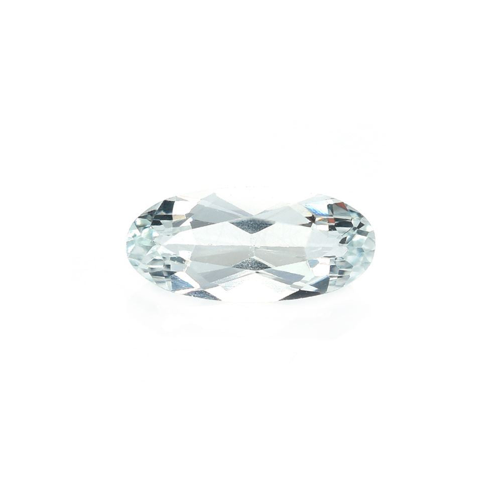 AQUAMARINE CUT OVAL (C)(SI) 11.00X5.00 MM 1.37 Cts.