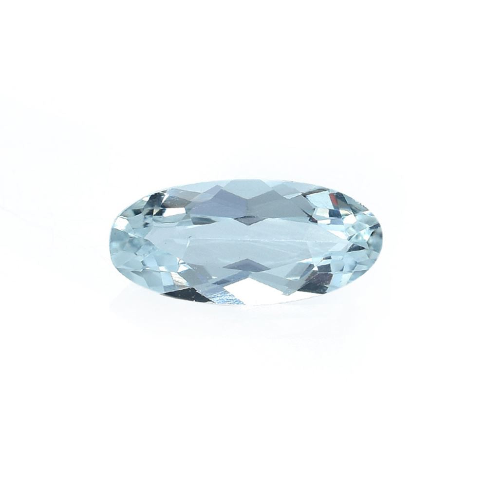 AQUAMARINE CUT OVAL (B)(CLEAN) 11.00X5.00 MM 1.10 Cts.