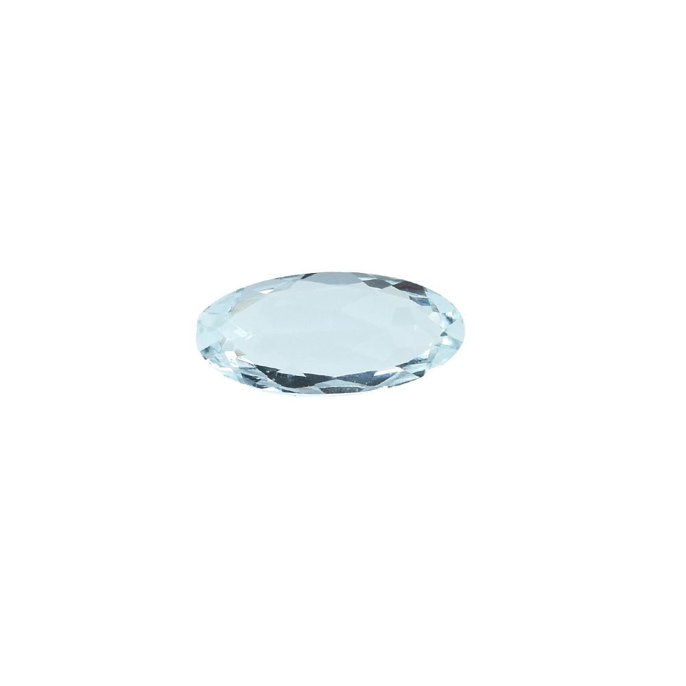 AQUAMARINE CUT OVAL (B)(CLEAN) 11.00X5.00 MM 1.10 Cts.