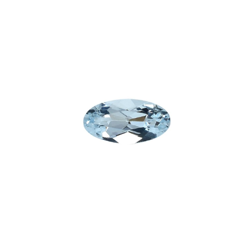 AQUAMARINE CUT OVAL (B)(CLEAN) 8.00X4.00 MM 0.65 Cts.