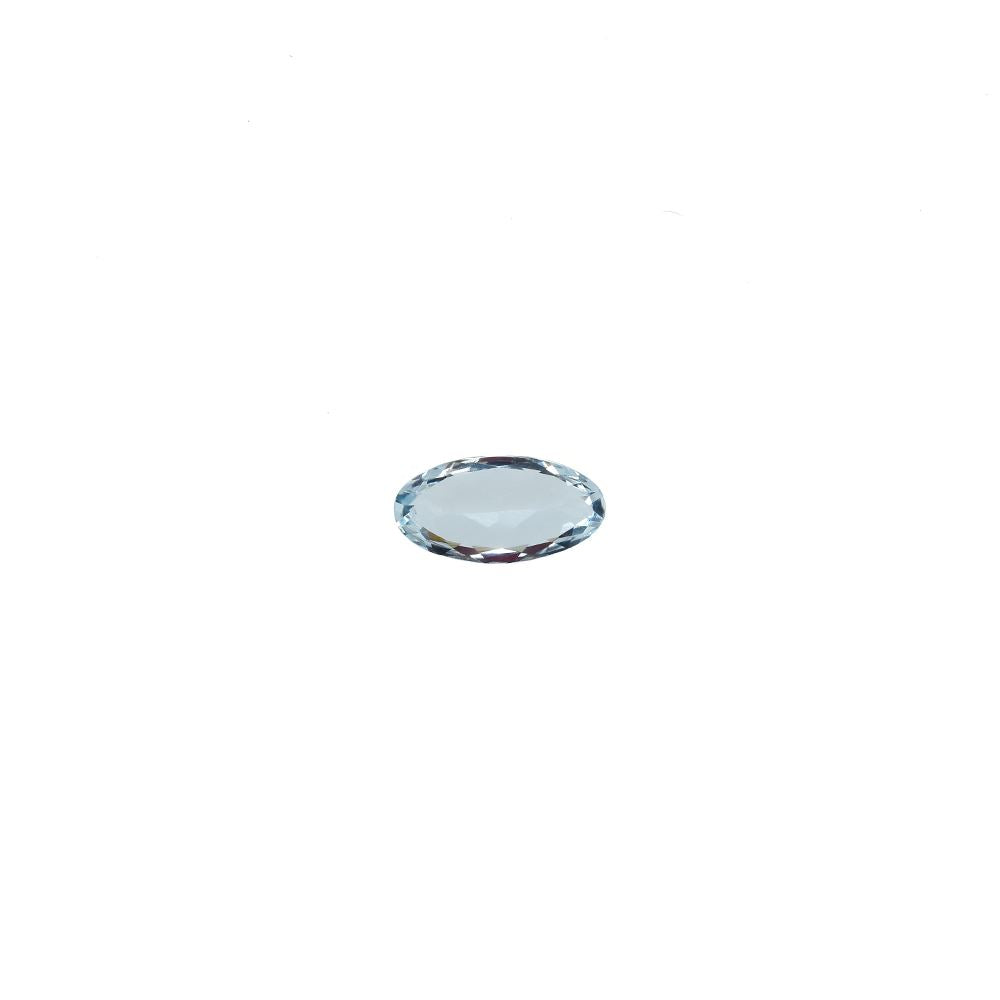AQUAMARINE CUT OVAL (B)(CLEAN) 8.00X4.00 MM 0.65 Cts.