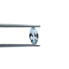 AQUAMARINE CUT OVAL (B)(CLEAN) 8.00X4.00 MM 0.65 Cts.