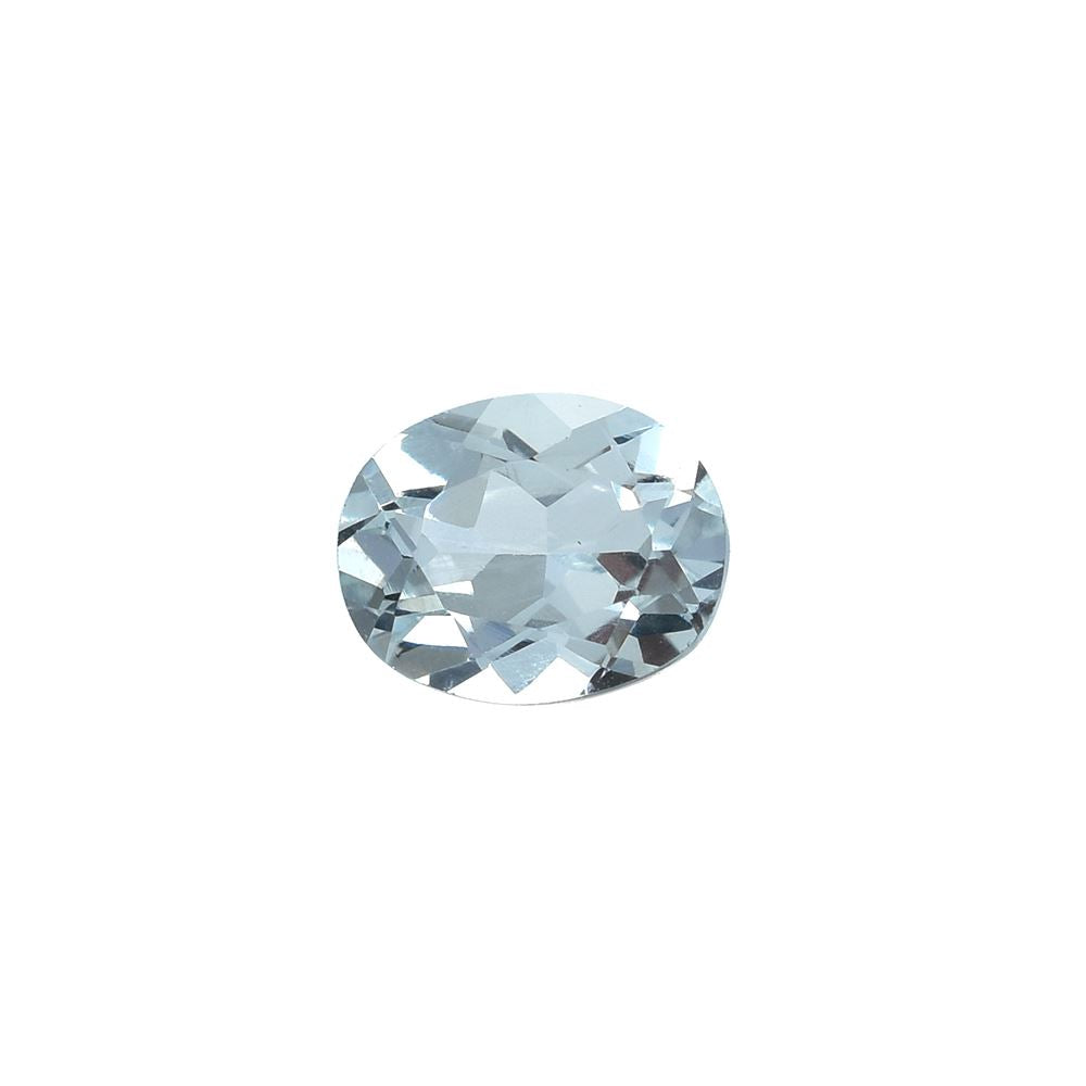 AQUAMARINE CUT OVAL (B)(CLEAN) 6.00X5.00 MM 0.50 Cts.