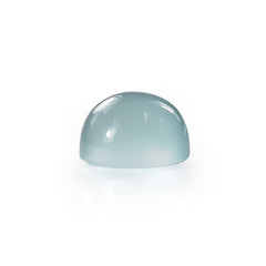 AQUAMARINE PLAIN ROUND CAB (AA)(MILKY) 8.00X8.00 MM 2.50 Cts.
