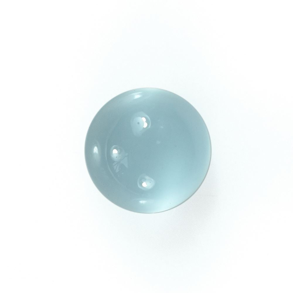 AQUAMARINE PLAIN ROUND CAB (A)(EYE CLEAN) 8.00X8.00 MM 2.55 Cts.