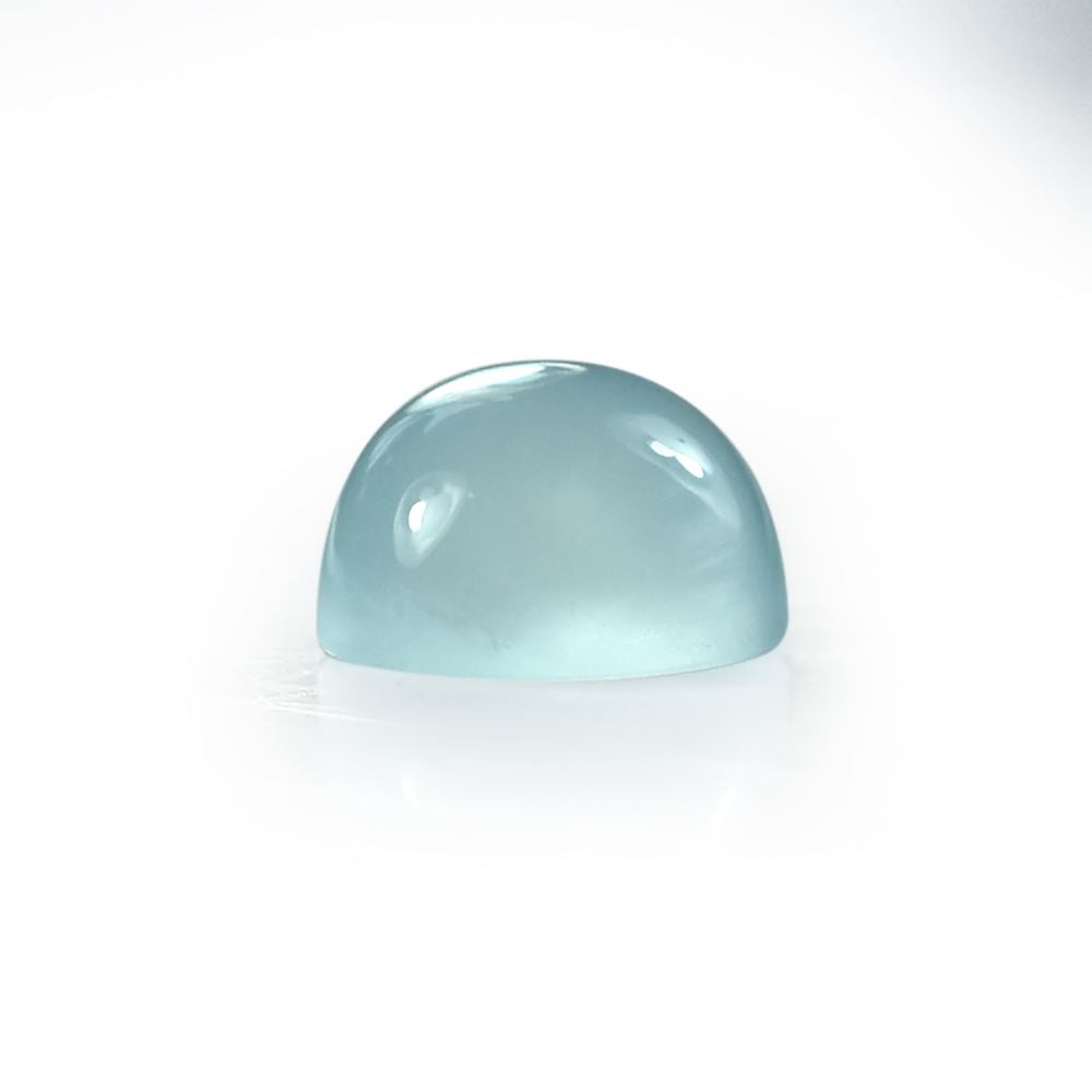 AQUAMARINE PLAIN ROUND CAB (A)(EYE CLEAN) 8.00X8.00 MM 2.55 Cts.