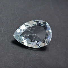 AQUAMARINE CUT PEAR (C/PK-SI)14X10MM 4.29 Cts.