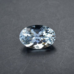 AQUAMARINE CUT OVAL 12X8MM 3.00 Cts.