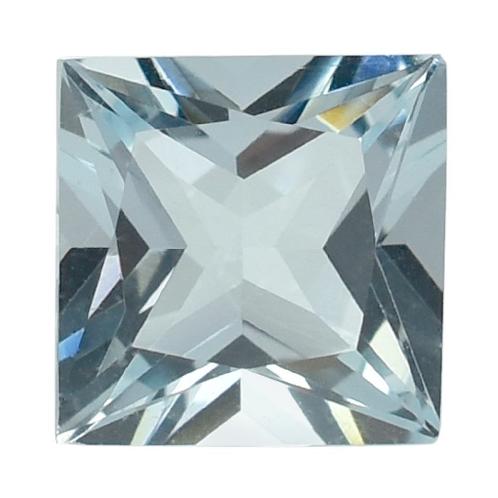 AQUAMARINE PRINCESS CUT SQUARE 7MM 1.41 Cts.