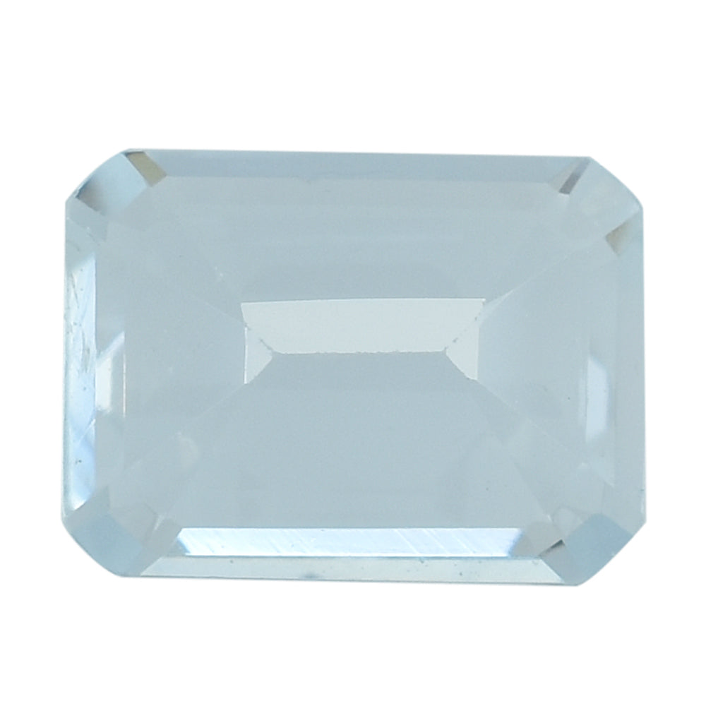 AQUAMARINE CUT OCTAGON 7X5MM 0.84 Cts.