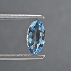 AQUAMARINE CUT MARQUISE 8X4MM 0.48 Cts.