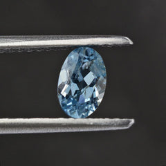 AQUAMARINE CUT OVAL 6X4MM 0.60 Cts.