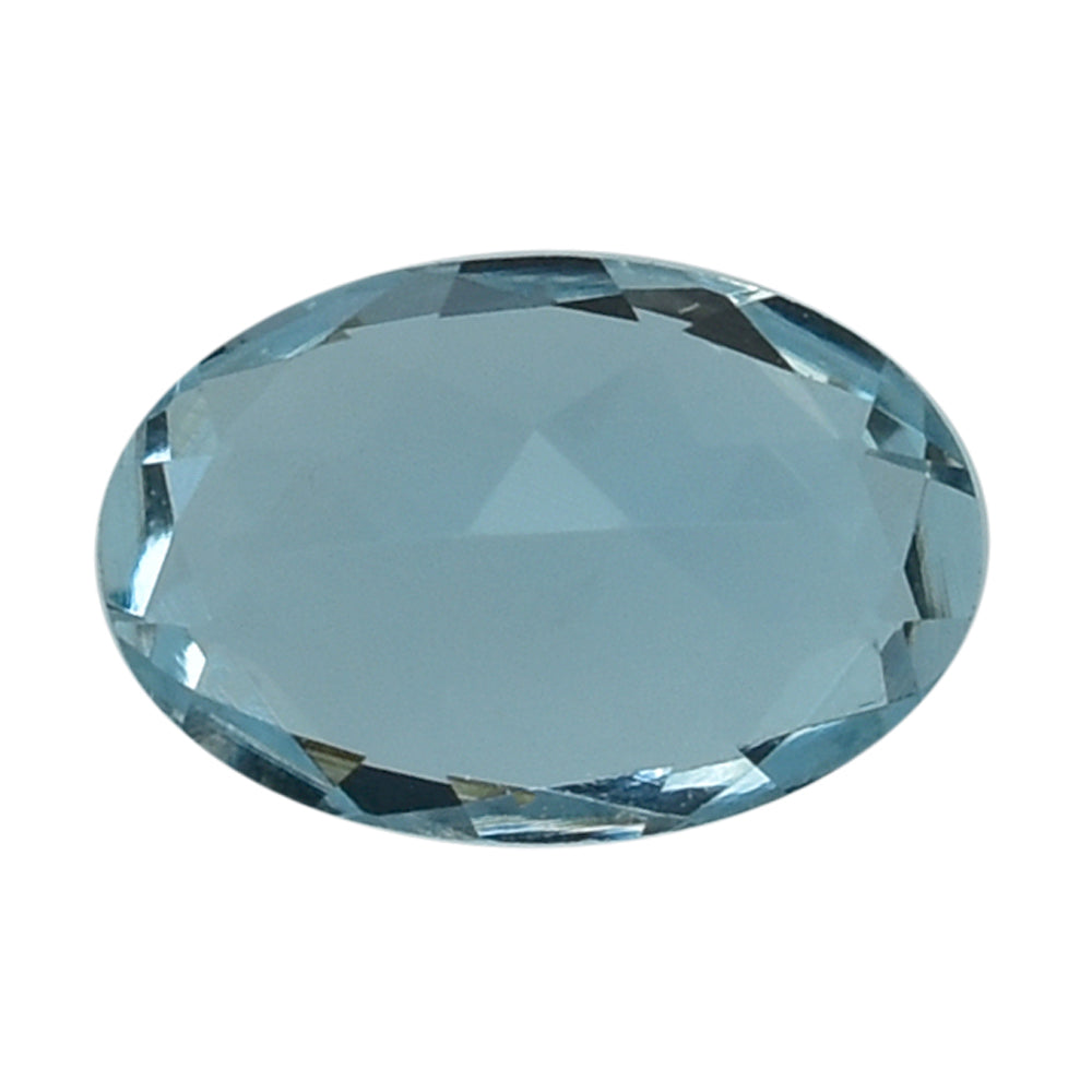 AQUAMARINE CUT OVAL  6X4MM 0.46 Cts.