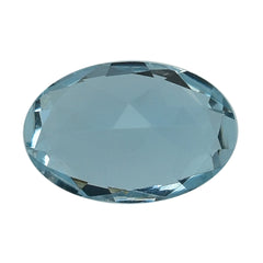 AQUAMARINE CUT OVAL  6X4MM 0.46 Cts.